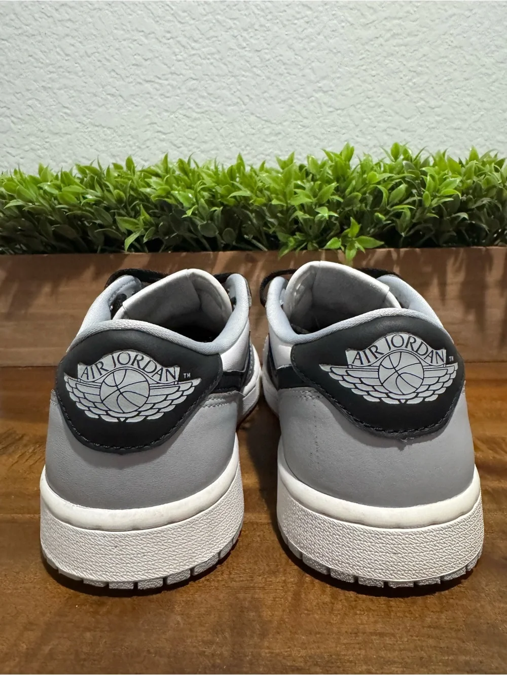 Nike Air Jordan 1 Retro Low OG Barons Wolf Grey White Black CZ0790-110 Size 7